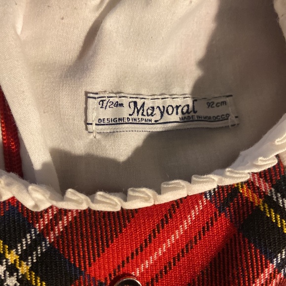 Mayoral flannel 24 month dress - Picture 3 of 3